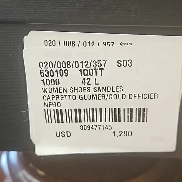 Saint Laurent  Cassandra Logo  Sandals size 42 - Picture 6 of 6